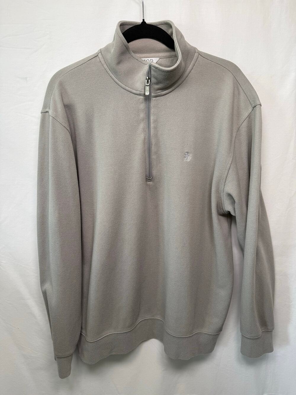 Izod Performx Men's 1/4 Zip Pullover, Gray, Size Large